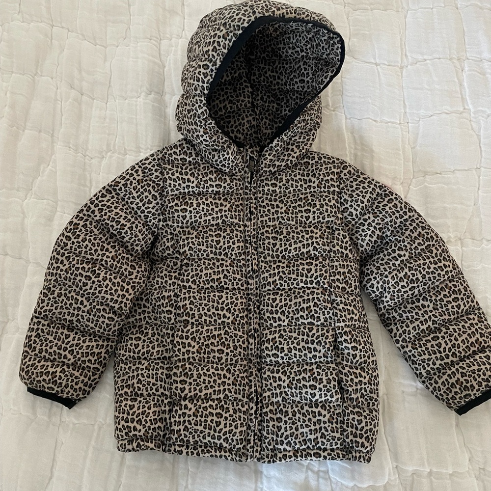 Gap Kids Leopard Puffer coat